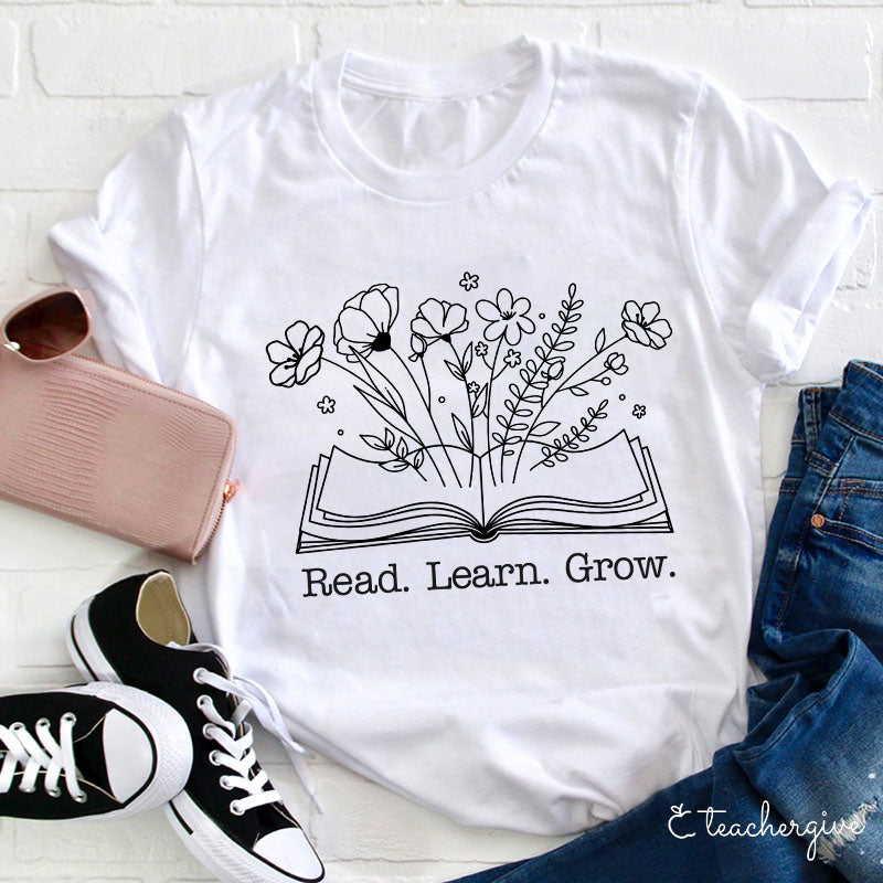 Read Learn Grow T-Shirt