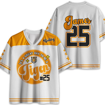Personalized Mascot It's A Good Day To Be School Spirit Teacher Mesh Jersey