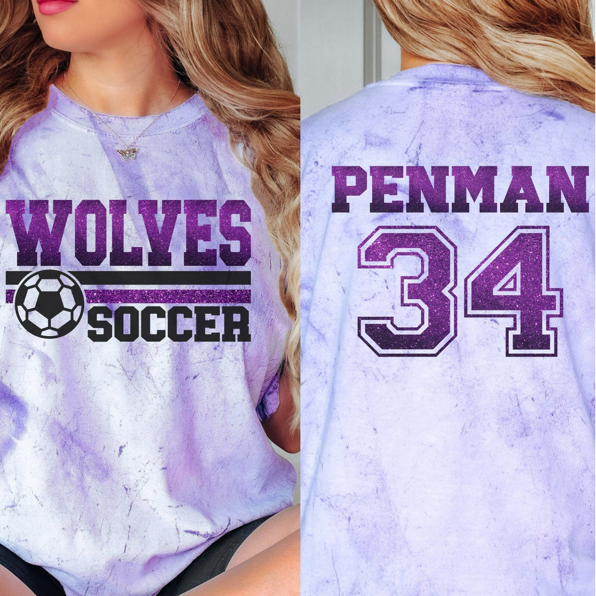 Personalized Mascot Sport Name And Number Teacher Printed Super Soft T-Shirt