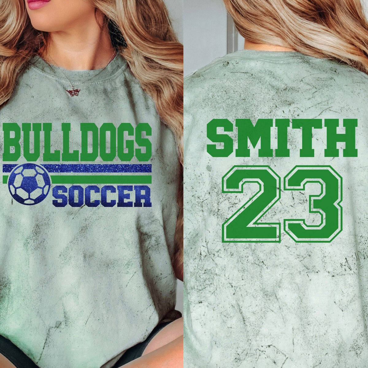 Personalized Mascot Sport Name And Number Teacher Printed Super Soft T-Shirt