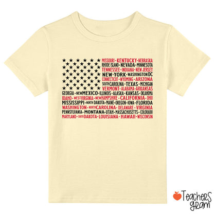 Vintage American Flag 4th Of July Class T-Shirt