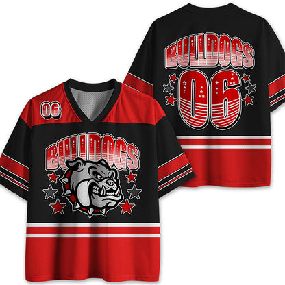 Personalized Mascot Icon Stars Teacher Mesh Jersey
