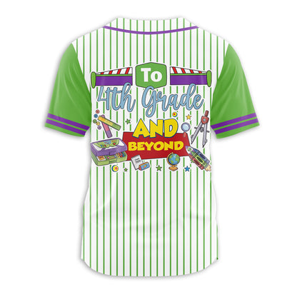 Personalized Name And Grade Teacher Story Beyond Teacher Baseball Jersey