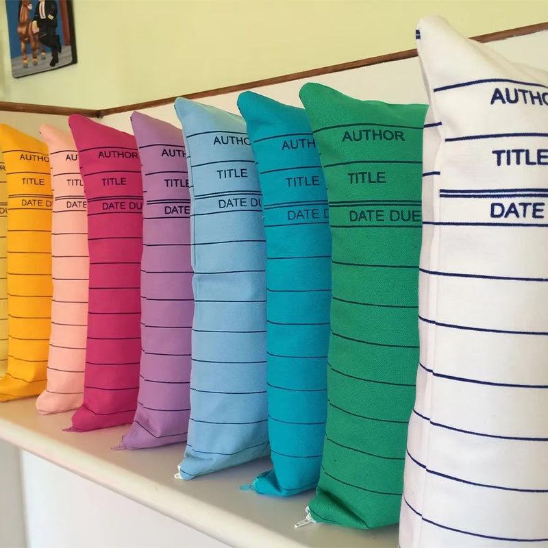 Library Card Teacher Cushion