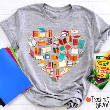 Book Lover Teacher T-Shirt