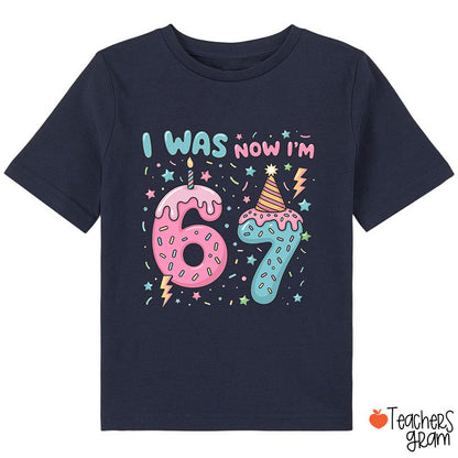 I Was 6 Now I'm 7 Class T-Shirt
