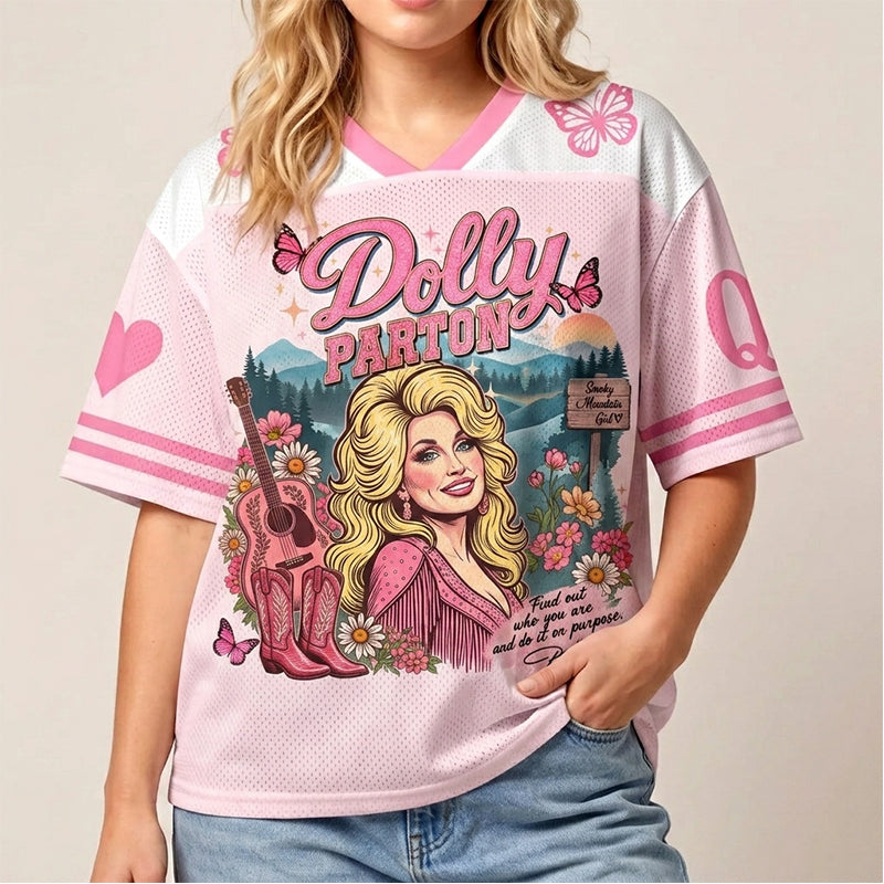 Dolly Butterfly Heart Teacher Mesh Jersey