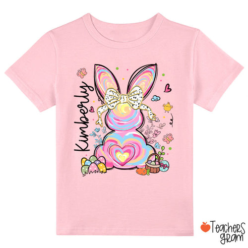 Personalized Little Girls Easter Class T-Shirt