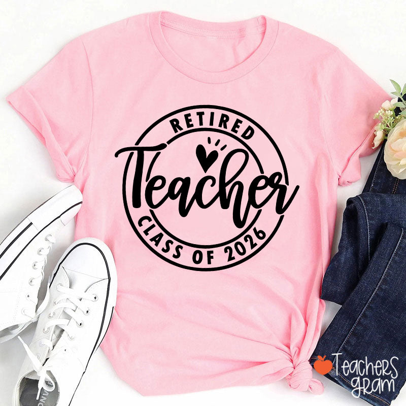 Personalized Looking Forward To Retirement Teacher T-Shirt