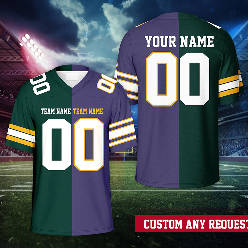 Personalized Name And Number Split Teacher Mesh Jersey