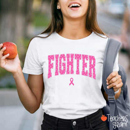 Personalized Team Name Breast Cancer Awareness Teacher T-Shirt