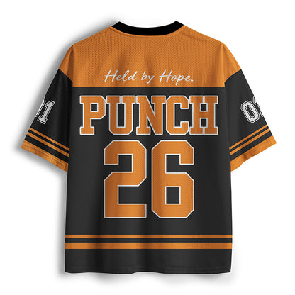 Personalized Held For Hope Monkey Teacher Mesh Jersey