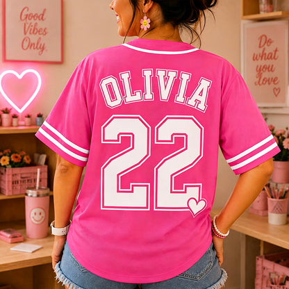 Personalized Mascot Name Number Star Baseball Jersey
