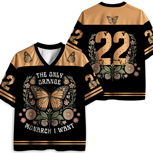 The Only Orange Monarch I Want Teacher Mesh Jersey