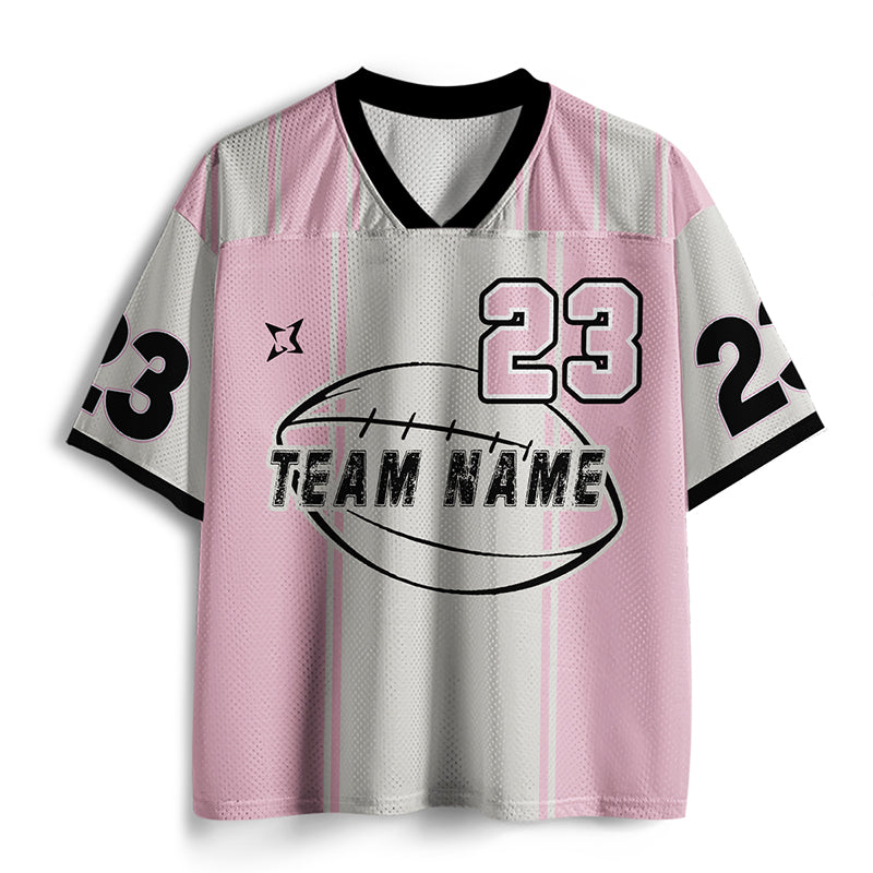 Personalized Team Name And Number Football Teacher Mesh Jersey