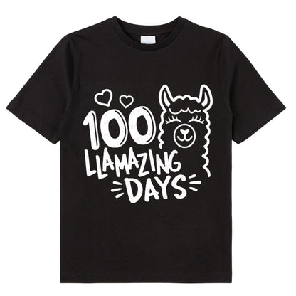 100 Llamazing Days Class T-Shirt