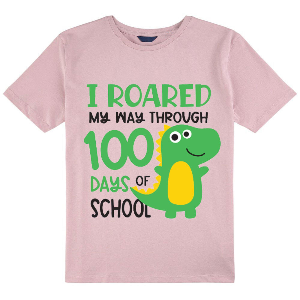 I Roared My Way Through 100 Days Of School Class T-Shirt