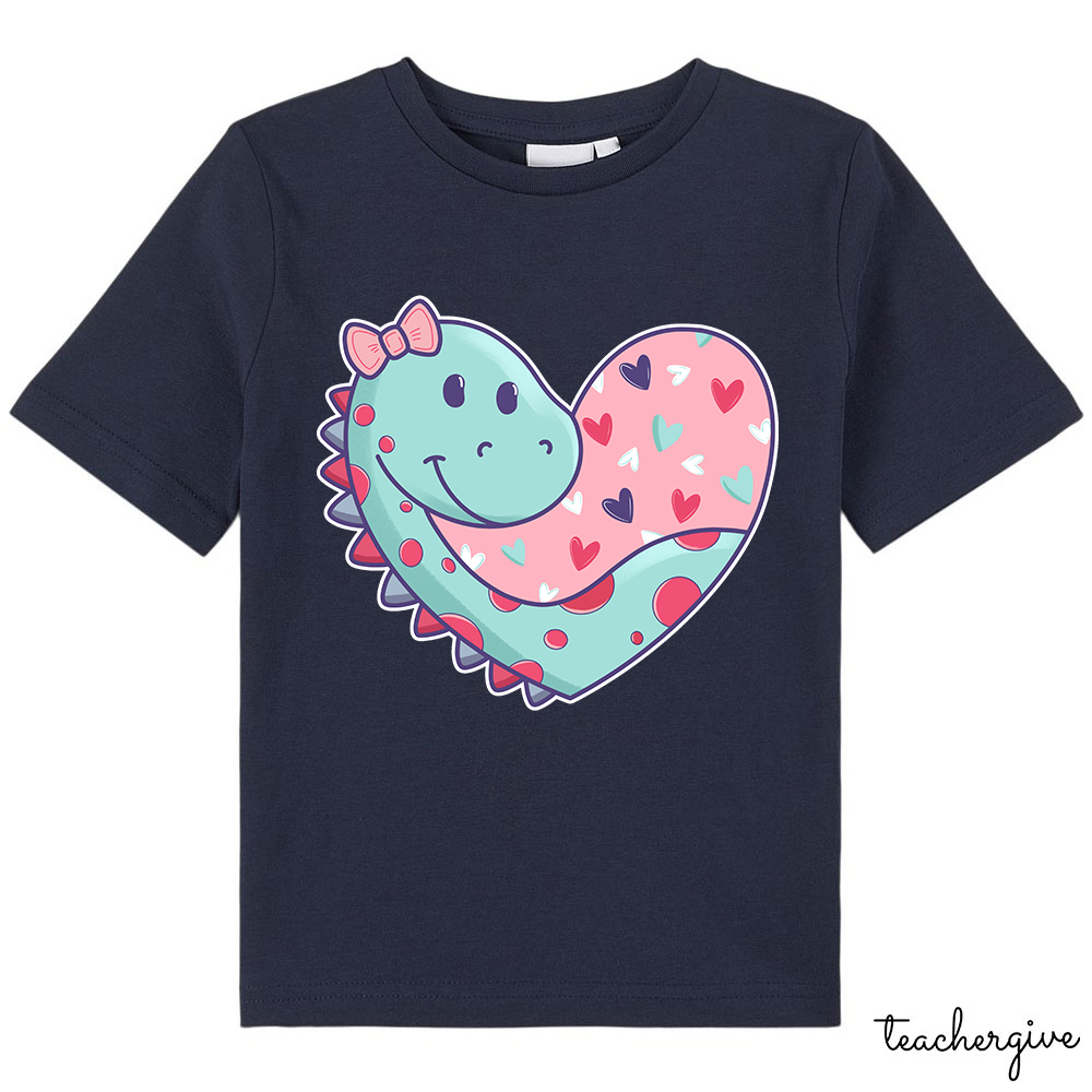 Cute Valentine Dinosaur Class T-Shirt