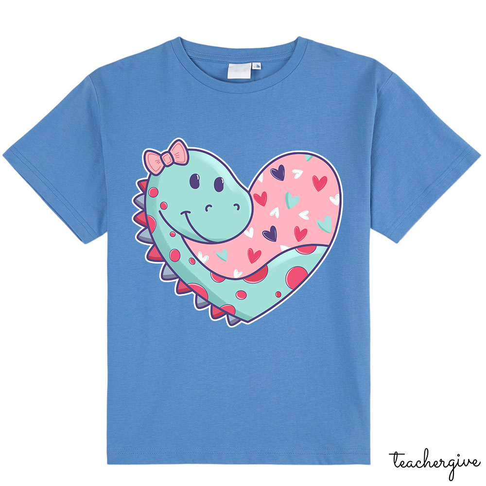 Cute Valentine Dinosaur Class T-Shirt