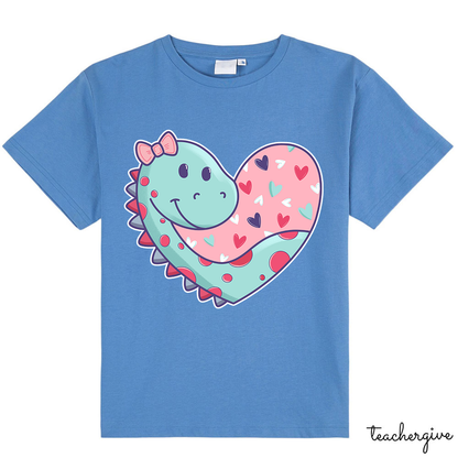Cute Valentine Dinosaur Class T-Shirt