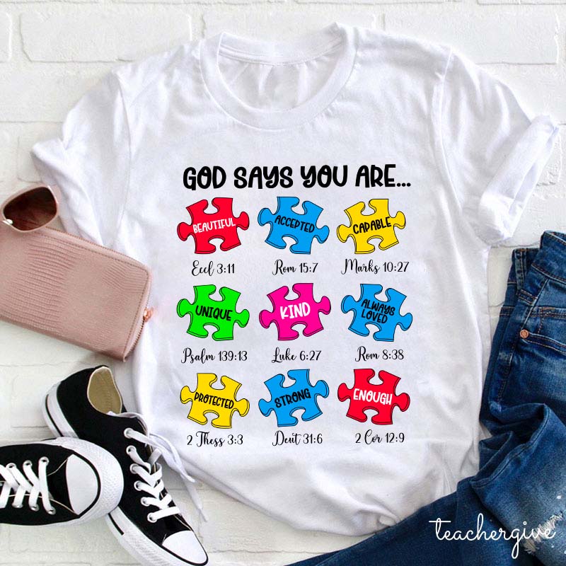 God Says You Are Teacher T-Shirt