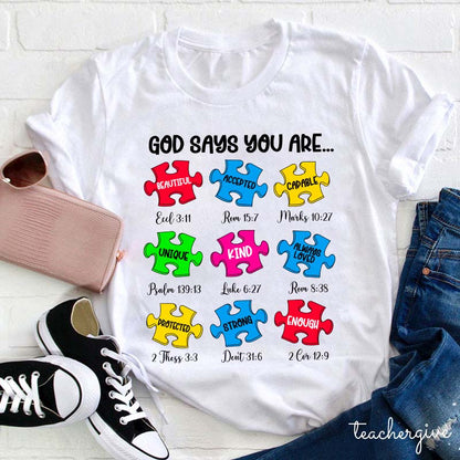 God Says You Are Teacher T-Shirt