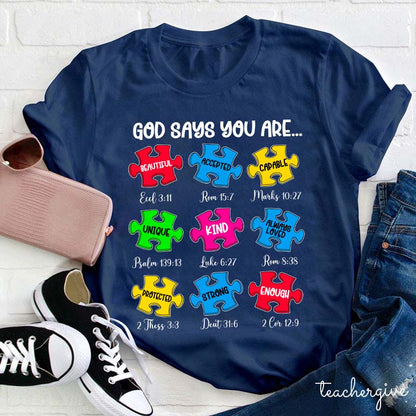 God Says You Are Teacher T-Shirt