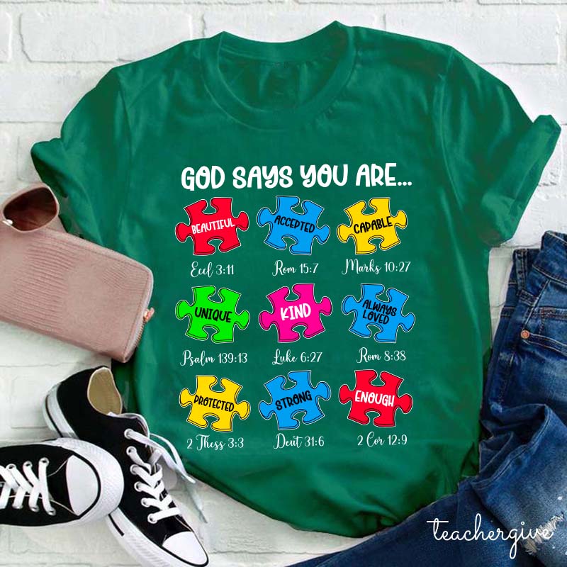God Says You Are Teacher T-Shirt