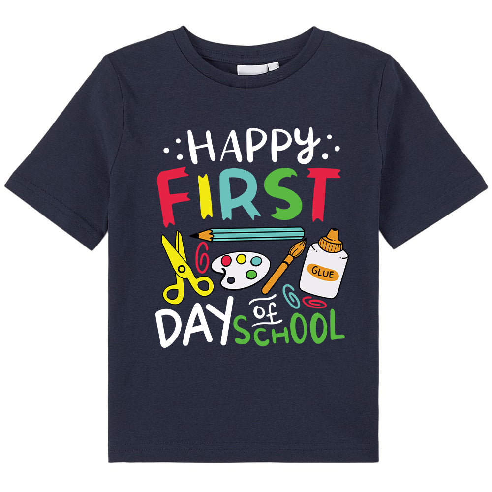 Happy First Day Of School Pigment Class T-Shirt
