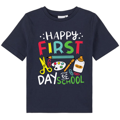Happy First Day Of School Pigment Class T-Shirt