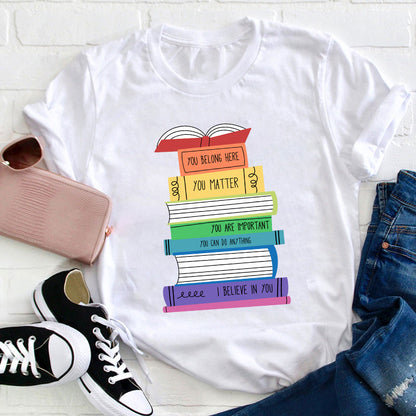 Positive Books Teacher T-Shirt