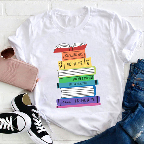 Positive Books Teacher T-Shirt