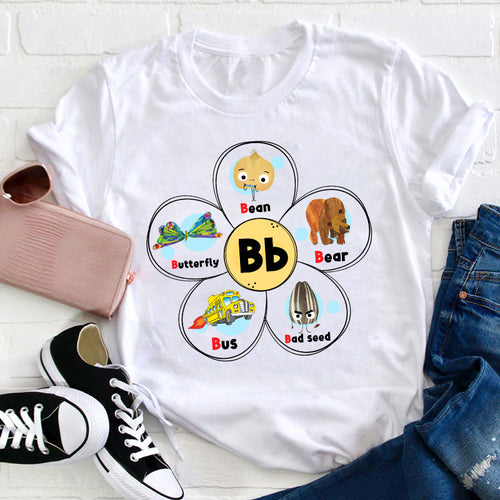 Food Group Butterfly Teacher T-Shirt