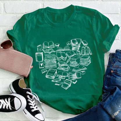 Read Many Books Teacher T-Shirt