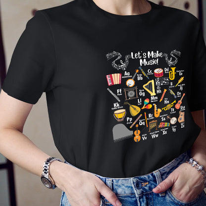 Let's Make Music Teacher T-Shirt