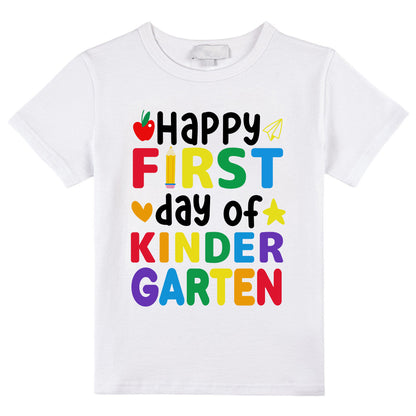 Personalized  Happy First Day Of Kindergarten Class T-Shirt