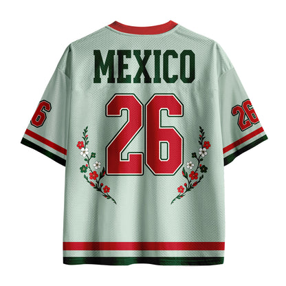 Mexico Fan Soccer Game Day Teacher Mesh Jersey