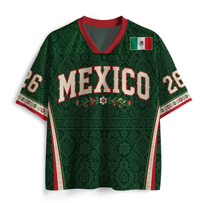 Mexico Soccer Fan Teacher Mesh Jersey