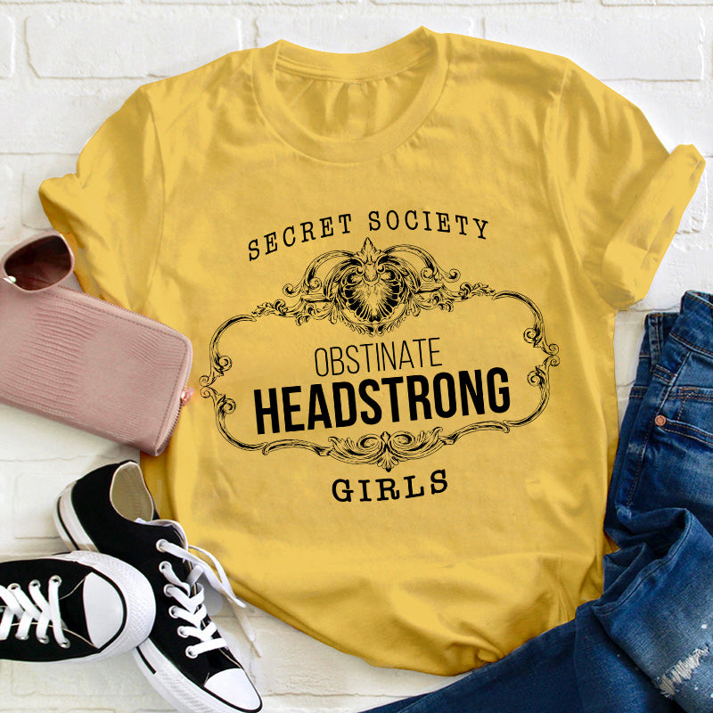 Pride and Prejudice The Secret Society Teacher T-Shirt