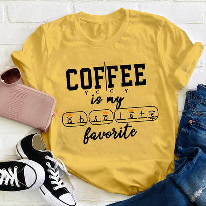 Coffee Is My Favorite Teacher T-Shirt