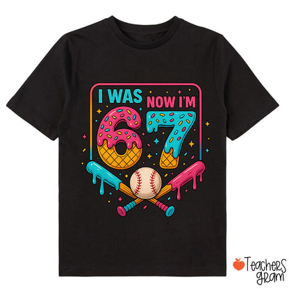 Funny 67 Meme Ice Cream Drip Baseball Class T-Shirt