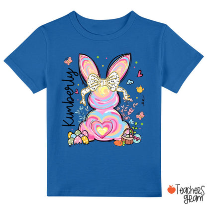 Personalized Little Girls Easter Class T-Shirt