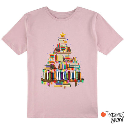 Book Christmas Tree Class T-Shirt