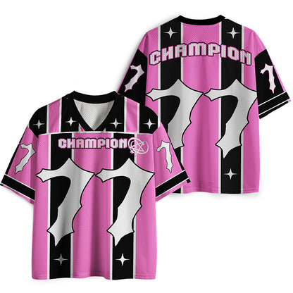 Personalized Number Champions Teacher Mesh Jersey