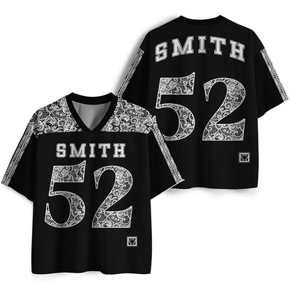 Personalized Name And Number Lace Teacher Mesh Jersey