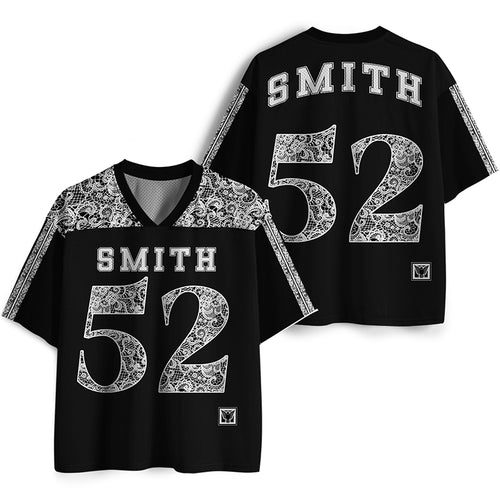 Personalized Name And Number Lace Teacher Mesh Jersey