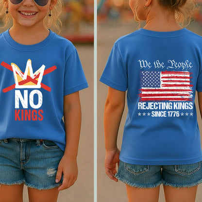 No Kings We People Rejecting Kings Since 1776 Class Two Sided T-Shirt