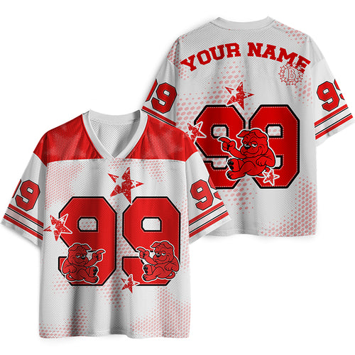 Personalized Name And Number Star Teacher Mesh Jersey