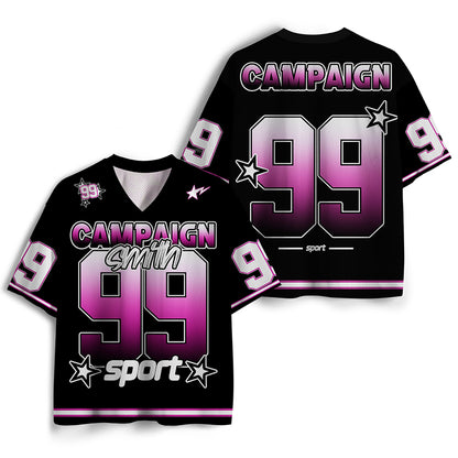 Personalized Name And Number Champions Star Teacher Mesh Jersey