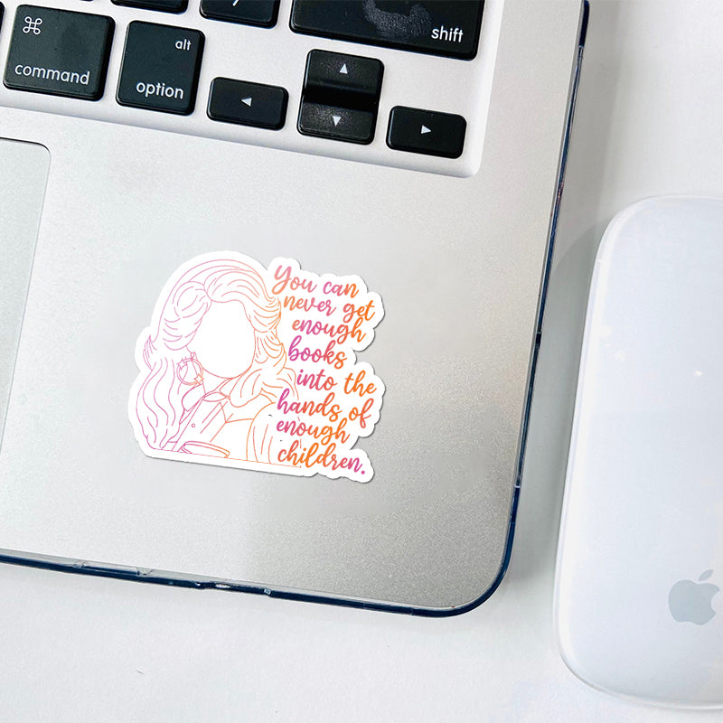 Dolly Book Quote Teacher Stickers